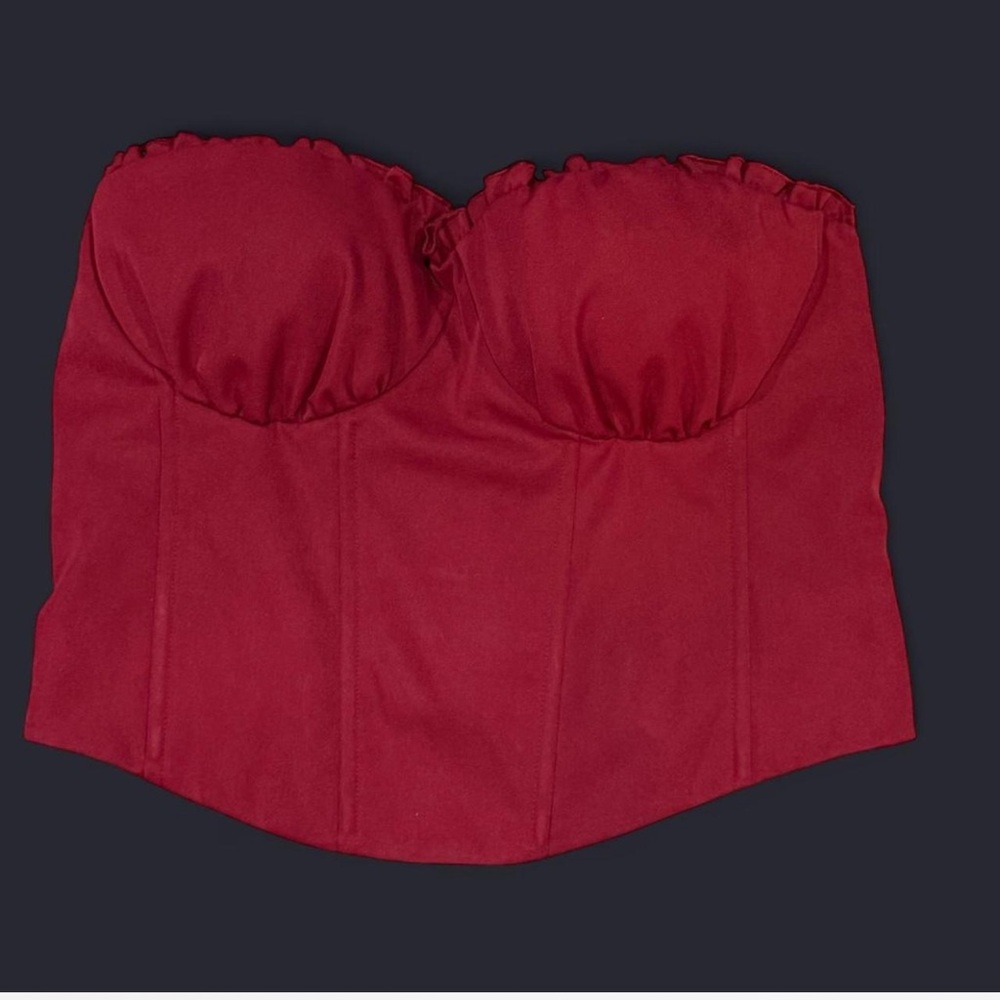 Princess Polly Deep Red Bustier